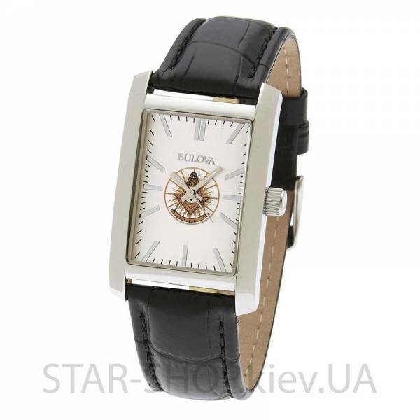 Bulova MSW212 Womens White Dial Analog Watch with Calfskin Strap
